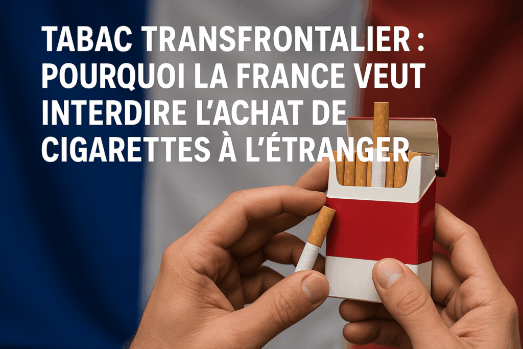 acheter des cigarettes Tabac transfrontalier : pourquoi la France veut interdire l'achat de  cigarettes à l'étranger
