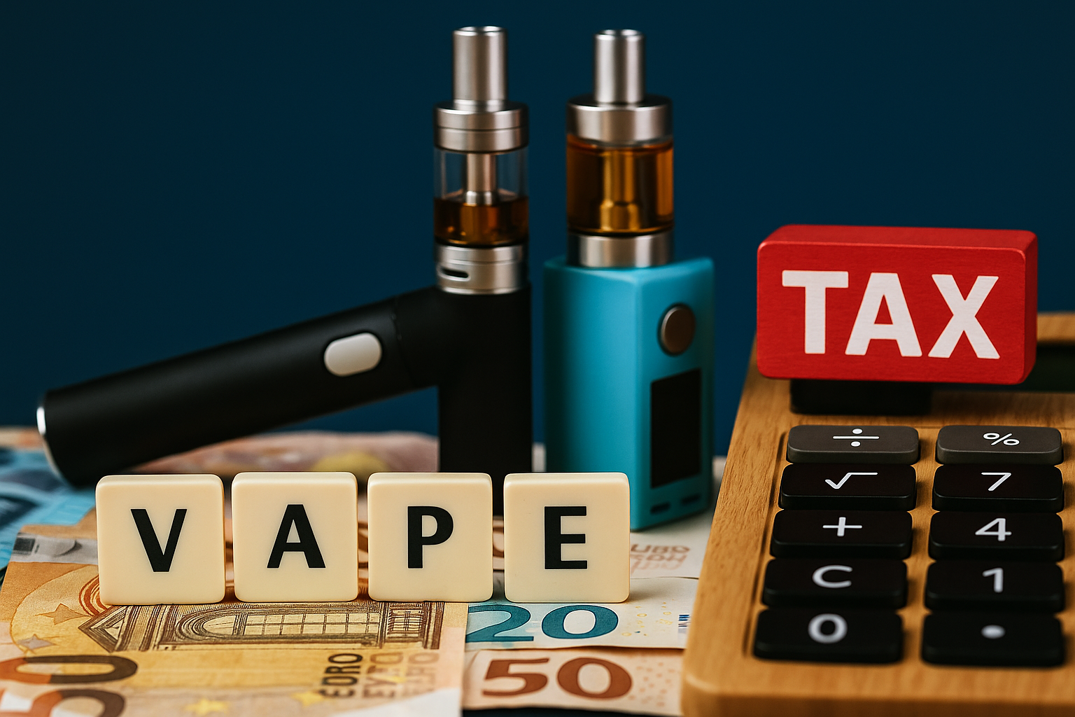 la nouvelle taxe sur les e-liquide et l'interdiction de vendre hors tabac