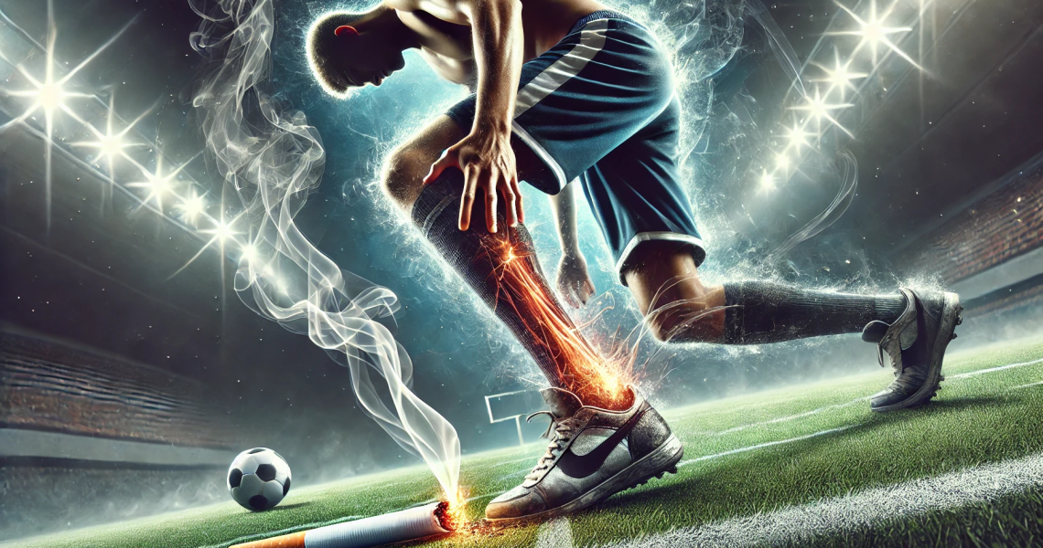 Risque de blessure pour les sportifs fumeur