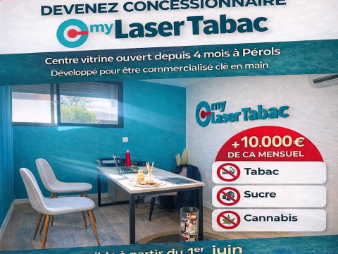 Centre laser anti tabac à Pérols à vendre