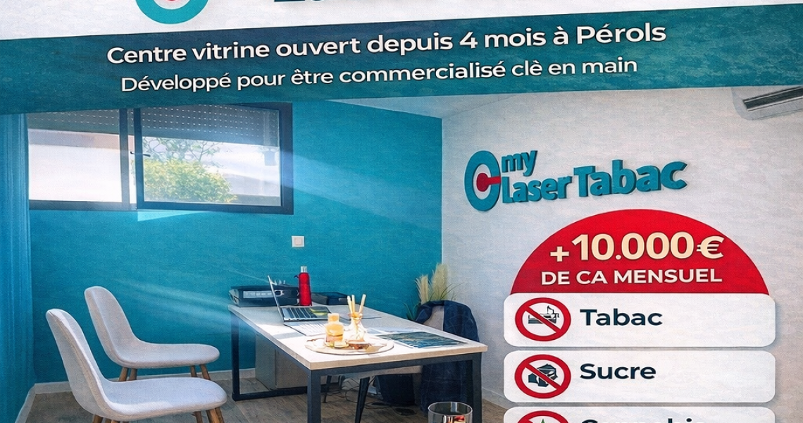Centre laser anti tabac à Pérols à vendre