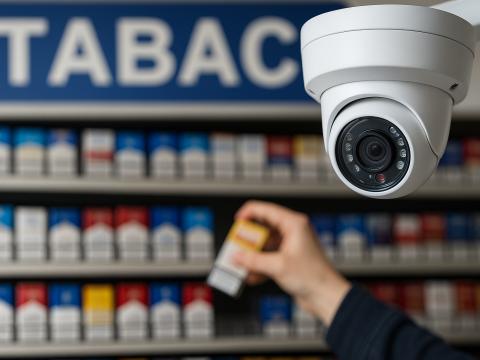 Camera version inteligence artificielle pour voir l'age des clients dans les bureaux de tabac