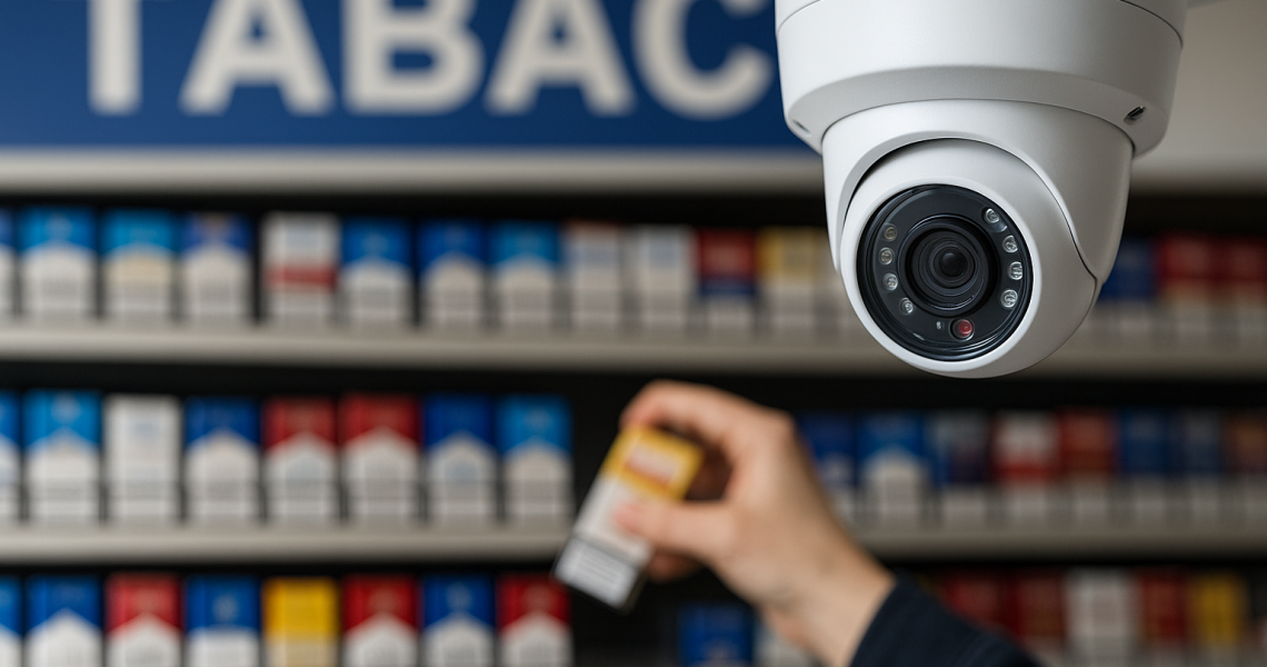 Camera version inteligence artificielle pour voir l'age des clients dans les bureaux de tabac