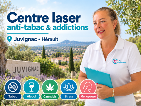 Centre laser anti tabac et addiction à Juvignac