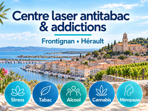 Laserzentrum zur Raucherentwöhnung und Suchtbehandlung in Frontignan / Mylasertabac