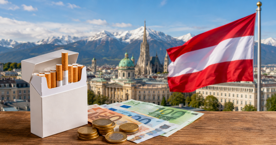 Prix des cigarettes en Autriche en 2026