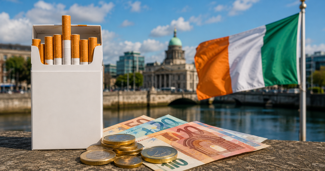 Prix des cigarettes en Irlande en 2026