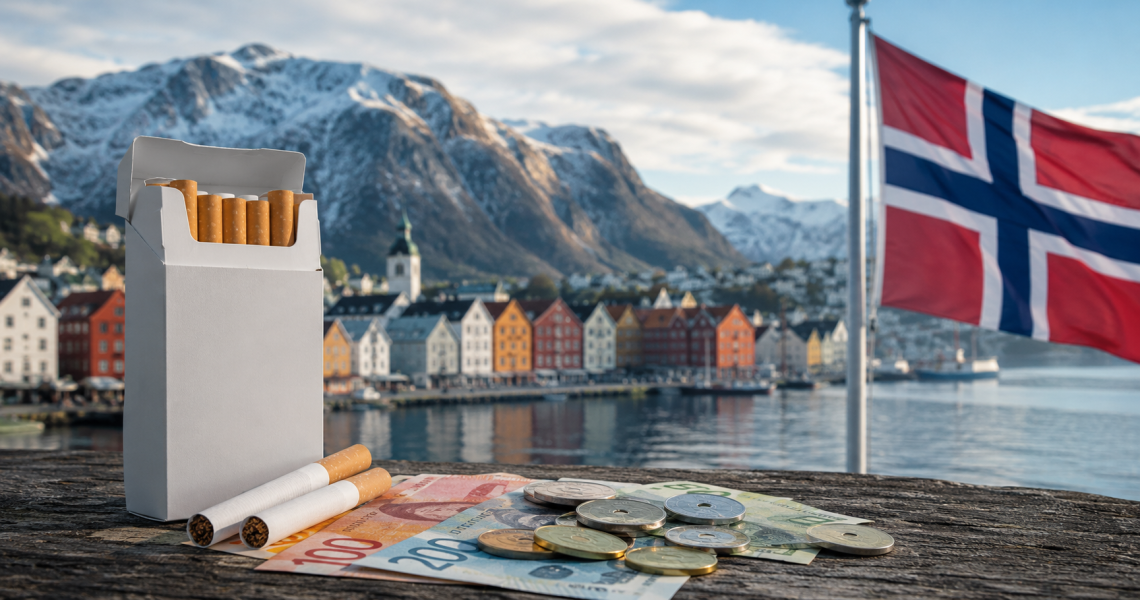 Preus dels cigarrets a Noruega el 2026