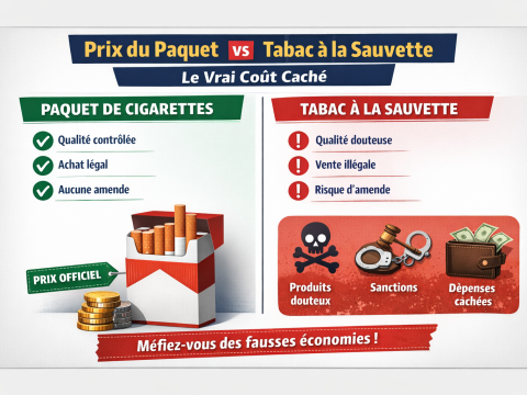 paquet de cigarette vs tabac à la sauvette