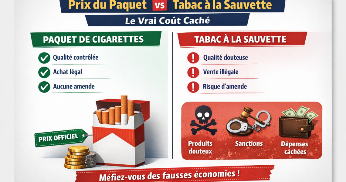 paquet de cigarette vs tabac à la sauvette