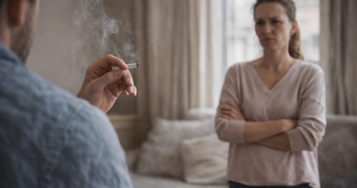 continuer de fumer quand l'autre décide d'arrêter