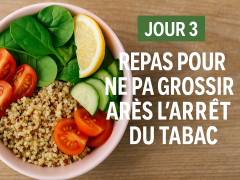 Jour 3 : Quel aliment manger pour ne pas grossir quand ont arrête de fumer ?