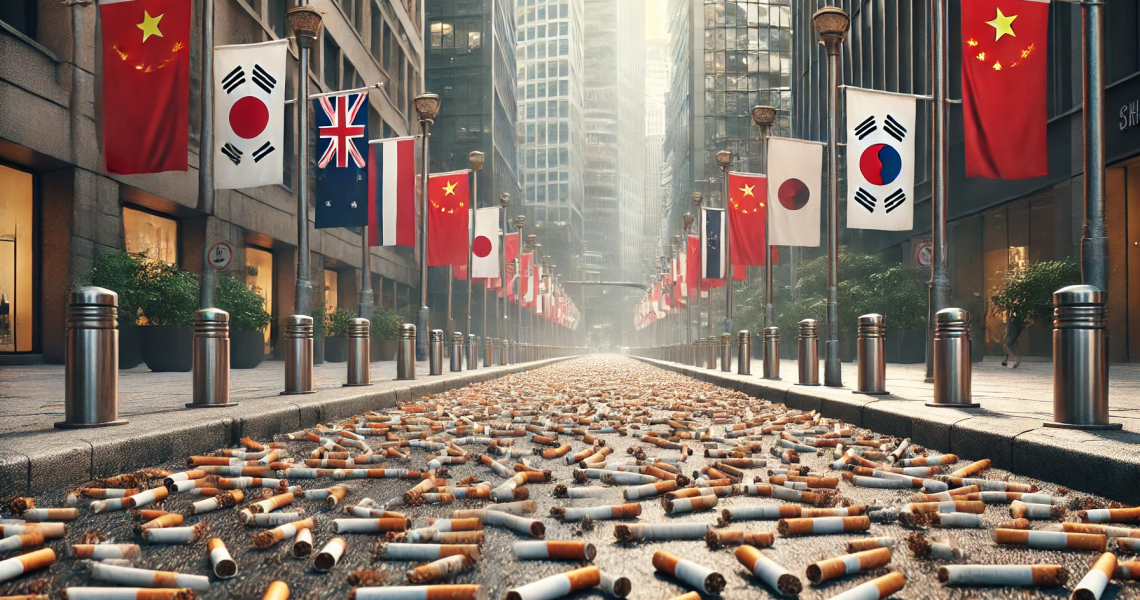 Les pays se révolte pour luter contre la polution du au tabac Les pays se révolte pour luter contre la polution du au tabac