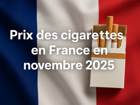 Prix des cigarette en france en novembre 2025