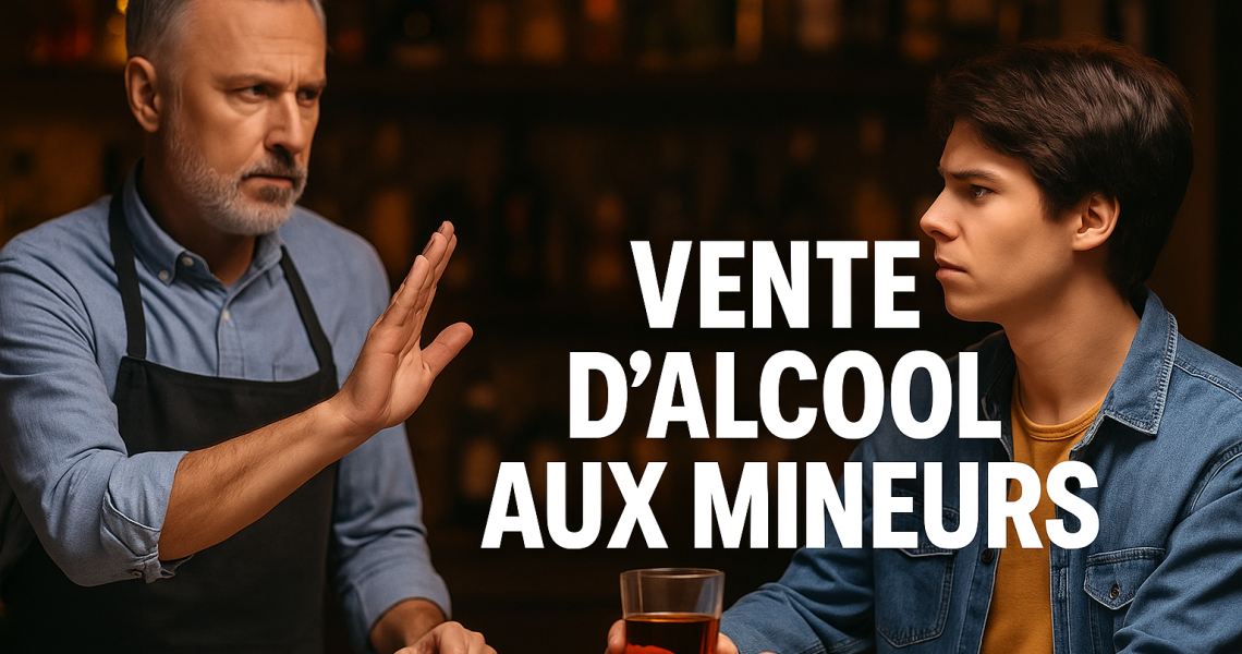 Vente d'alcool au mineur, quels sont les risques ?