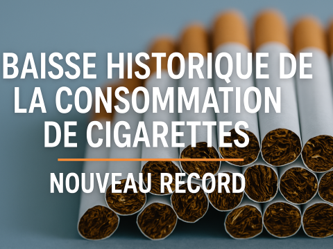 baisse historique de la consomation de cigarette