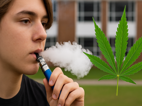 cannabis de synthése dans le cigarette electronique de vos enfants