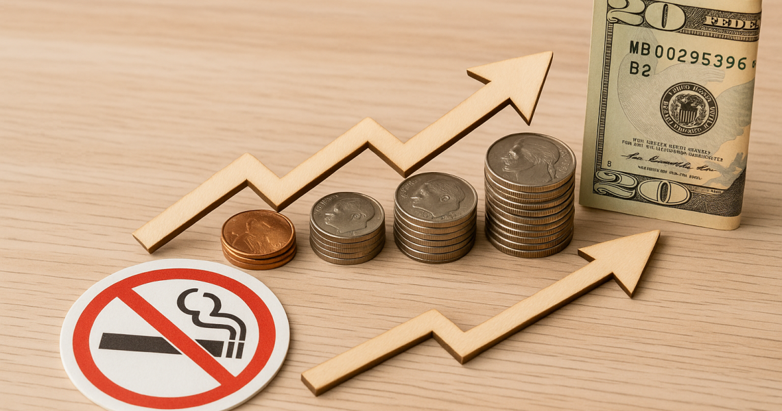 Quels sont les économies lorsqu'on arrête de fumer des cigarettes.