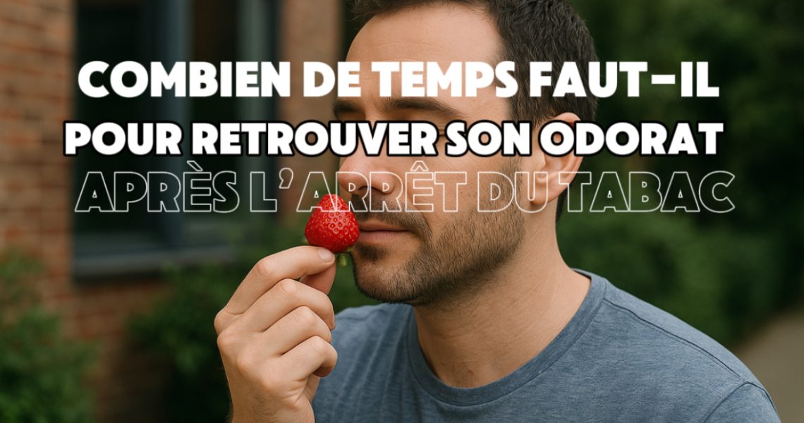 Combien de temps il faut pour retrouver son odorat après l'arrêt du tabac?