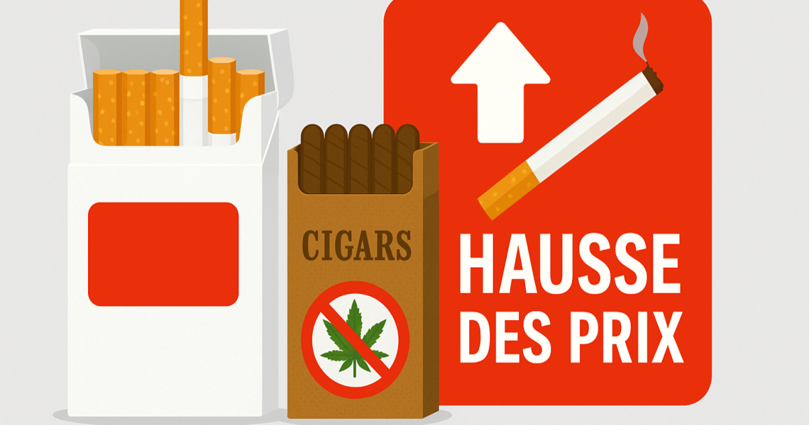 hausse des prix des cigarettes septembre 2025