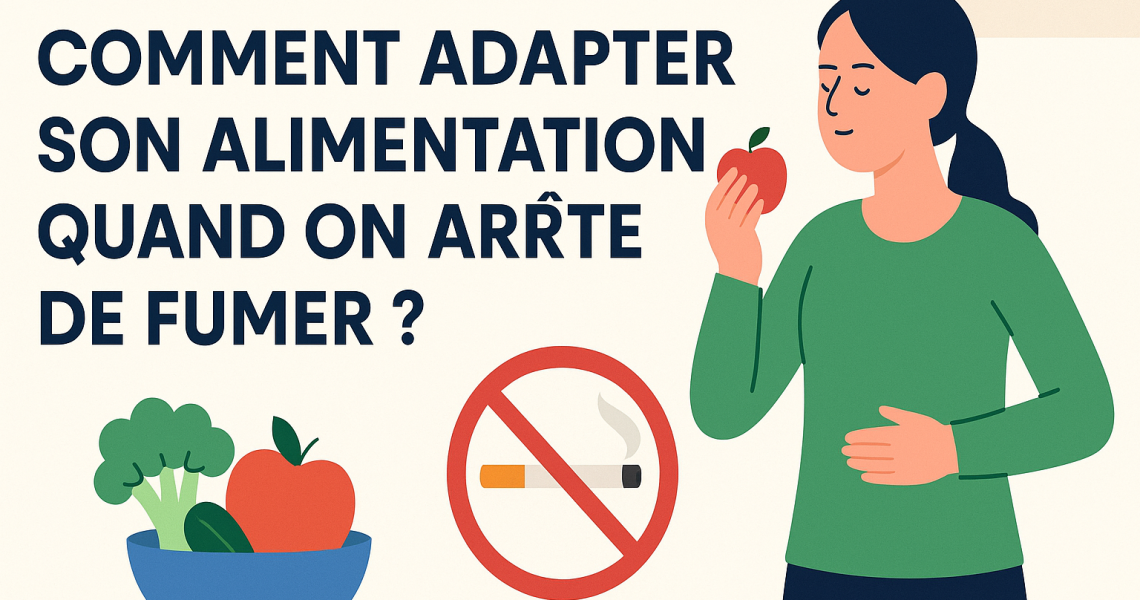 Comment adapter son alimentation quand on arrête de fumer?