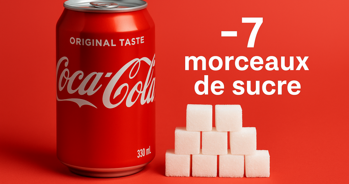 nombre de sucre dans une canette