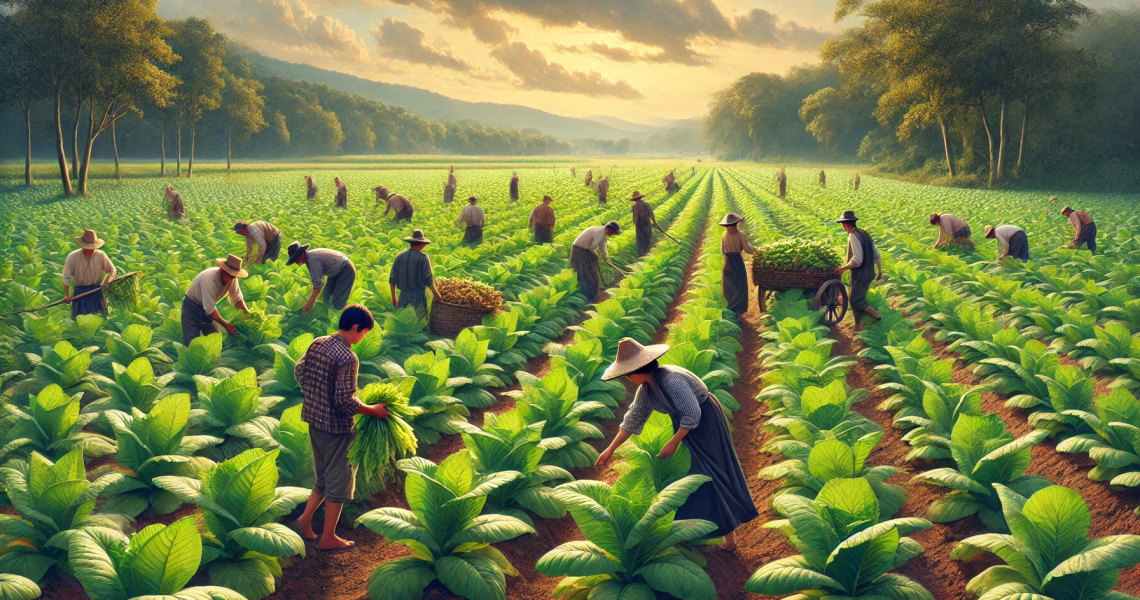 plantation de tabac
