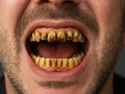 probleme dentition causé par le tabac
