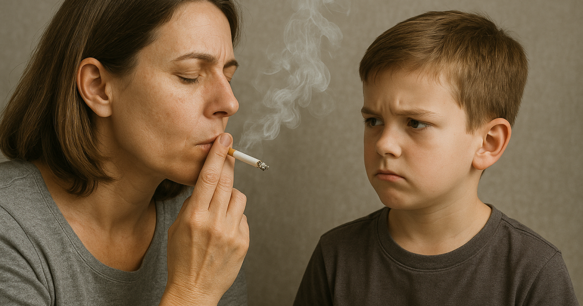 As t’on le droit de fumer en présence d’un enfant? As t'on le droit de fumer en présence d'un enfant?